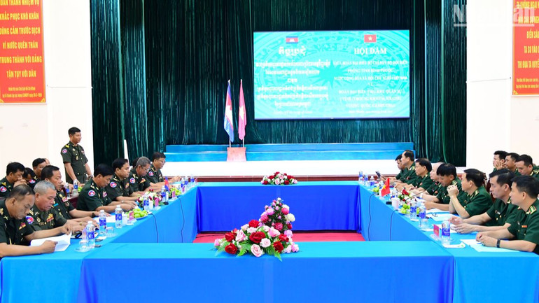 Toàn cảnh buổi hội đàm