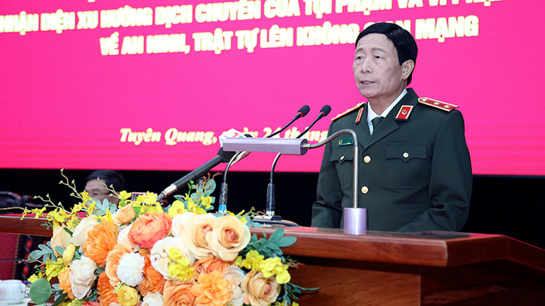 Hội thảo khoa học Nhận diện xu hướng dịch chuyển của tội phạm và vi phạm pháp luật về an ninh, trật tự lên không gian mạng ảnh 5