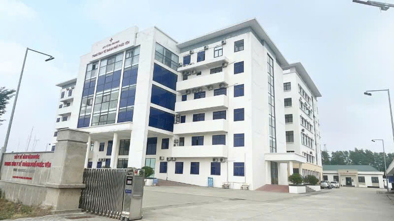 Trung tâm Y tế Phúc Yên được xây dựng mới, quy mô 100 giường bệnh nội trú.