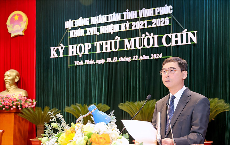 Bí thư Tỉnh ủy Dương Văn An phát biểu ý kiến.