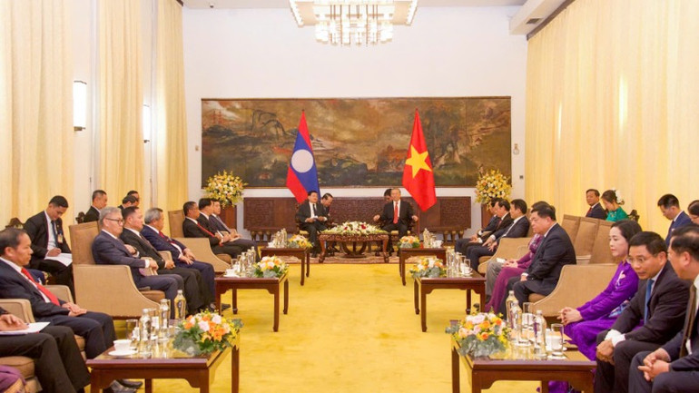 Quang cảnh buổi tiếp.