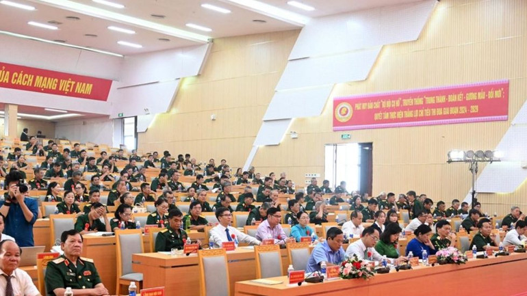 Các đại biểu dự Đại hội thi đua yêu nước cựu chiến binh gương mẫu lần thứ VII, giai đoạn 2024-2029.