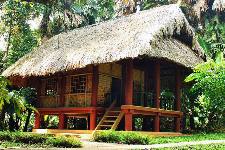 Nơi ở và làm việc của Bác Hồ tại Kim Bình trong thời gian diễn ra Đại hội II.