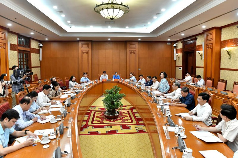 Quang cảnh hội nghị giao ban quý III/2023.