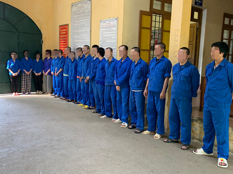 Nhóm đối tượng bị khởi tố, bắt tạm giam.