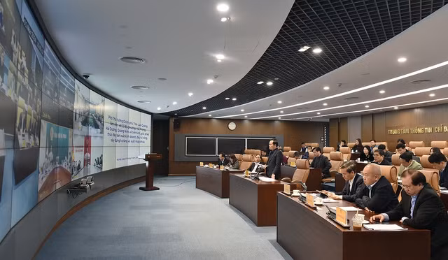 Quang cảnh cuộc họp. (Ảnh: VGP) Quang cảnh cuộc họp. (Ảnh: VGP)