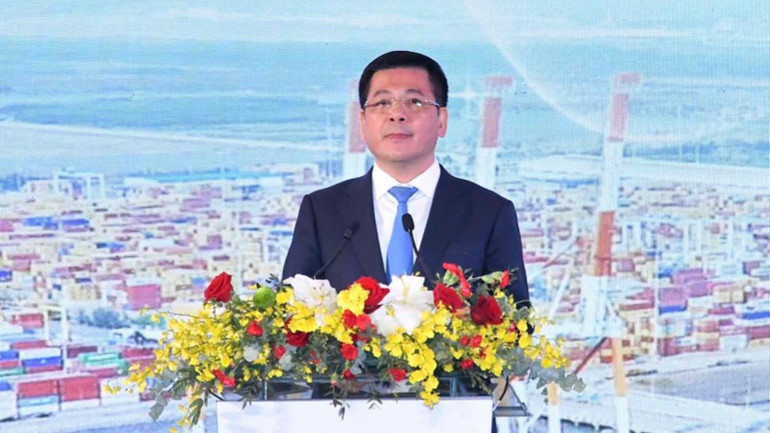 Bộ trưởng Công Thương Nguyễn Hồng Diên phát biểu ý kiến khai mạc Diễn đàn Logistics Việt Nam 2024.