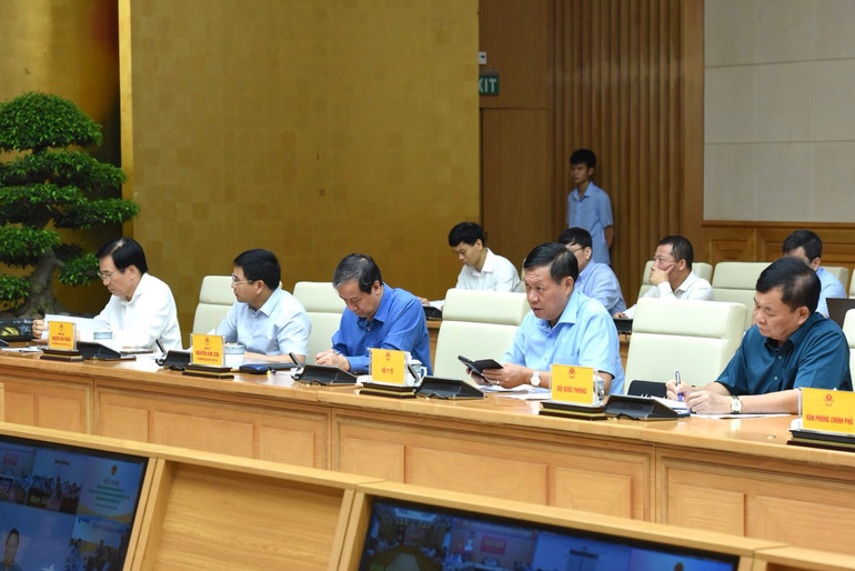 Đại diện lãnh đạo các bộ, ngành Trung ương tham dự Hội nghị. (Ảnh: Trần Hải)