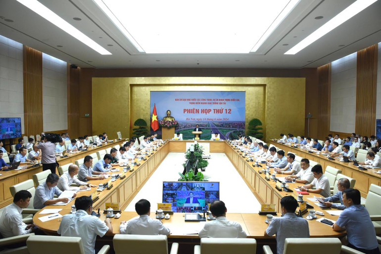 Quang cảnh Phiên họp thứ 12 Ban Chỉ đạo. (Ảnh: Trần Hải)