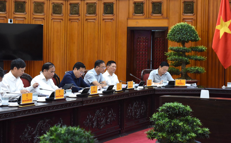 Các đại biểu tham dự cuộc họp. (Ảnh: Trần Hải) Các đại biểu tham dự cuộc họp. (Ảnh: Trần Hải)