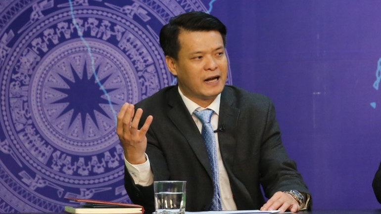 TS Nguyễn Văn Đáng trao đổi tại Tọa đàm. (Ảnh: VGP)