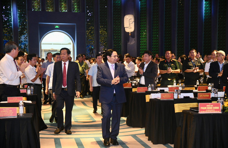 Thủ tướng Phạm Minh Chính đến dự Hội nghị tổng kết quyết định số 178:2004:QĐ-TTg về phát triển tổng thể đảo Phú Quốc.