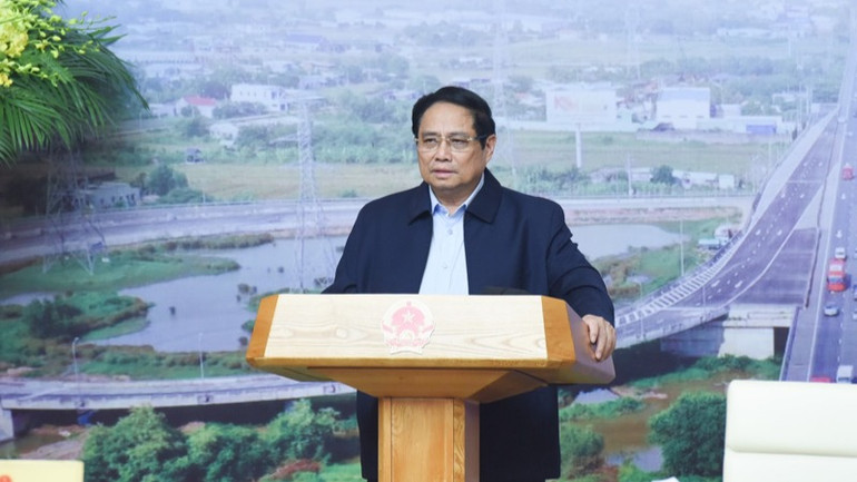 Thủ tướng Phạm Minh Chính phát biểu ý kiến tại phiên họp. (Ảnh: TRẦN HẢI) Thủ tướng Phạm Minh Chính phát biểu ý kiến tại phiên họp. (Ảnh: TRẦN HẢI)