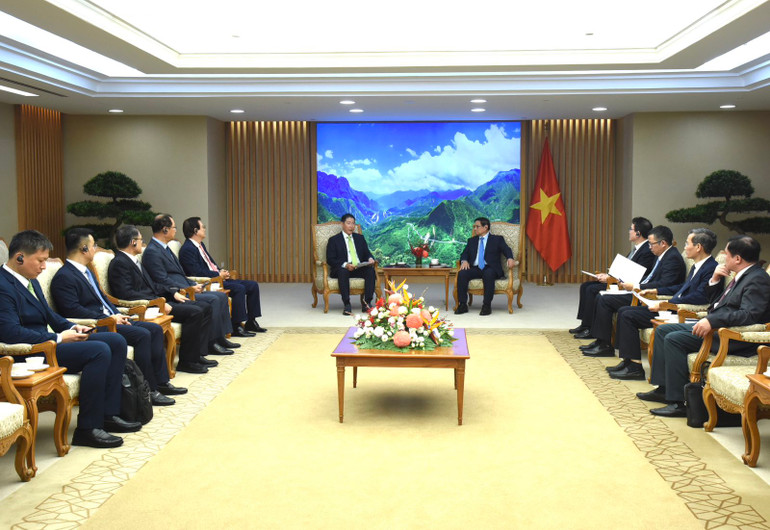 Quang cảnh buổi tiếp. Quang cảnh buổi tiếp.