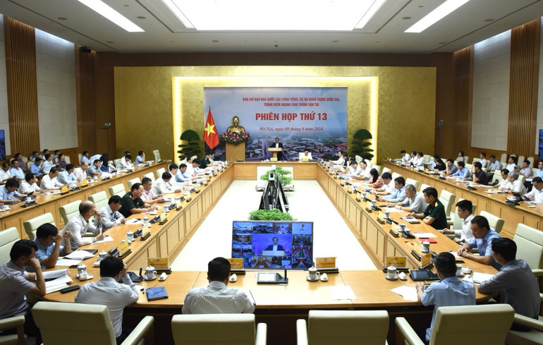 Quang cảnh Phiên họp thứ 13 của Ban Chỉ đạo. (Ảnh: TRẦN HẢI)