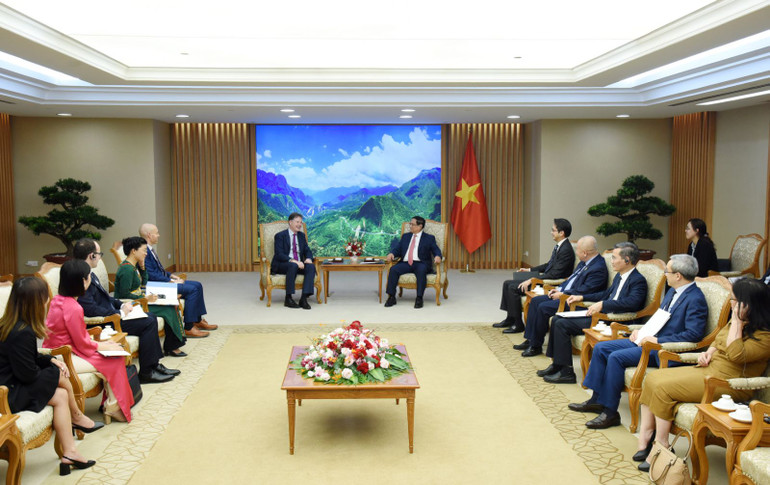 Quang cảnh buổi tiếp. (Ảnh: TRẦN HẢI) Quang cảnh buổi tiếp. (Ảnh: TRẦN HẢI)