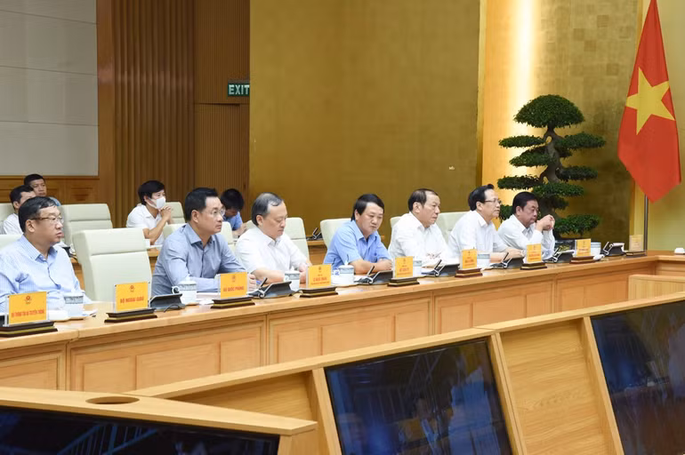 Đại diện lãnh đạo các bộ, ngành Trung ương tham dự Hội nghị. (Ảnh: TRẦN HẢI)