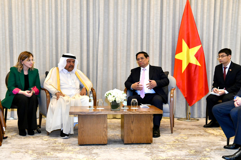 Quang cảnh buổi tiếp (Ảnh: Thanh Giang).