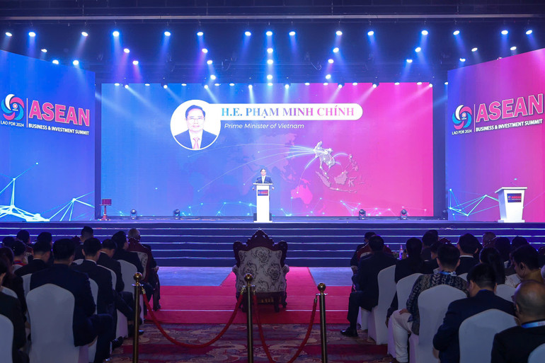 Quang cảnh Hội nghị Thượng đỉnh Kinh doanh và Đầu tư ASEAN 2024. (Ảnh: Nhật Bắc/VGP)