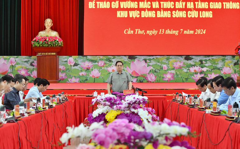 Quang cảnh buổi làm việc (Ảnh: Thanh Giang).