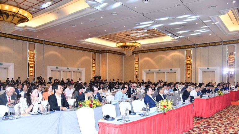 Các đại biểu tham dự Diễn đàn Logistics Việt Nam 2024 được tổ chức tại tỉnh Bà Rịa-Vũng Tàu.