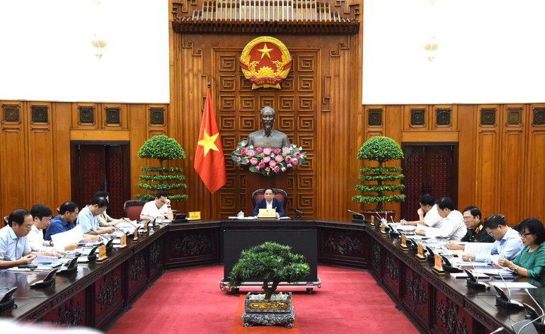 Quang cảnh Phiên họp thứ nhất của Ban Chỉ đạo. (Ảnh: Trần Hải)