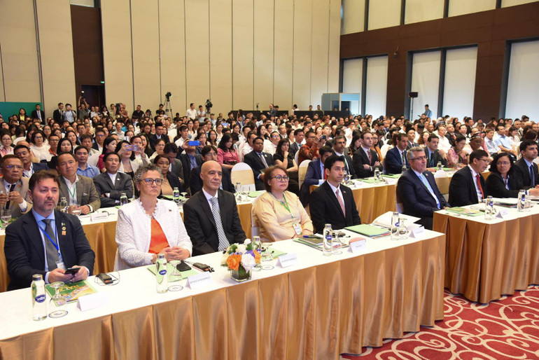 Các đại biểu tham dự Hội nghị. (Ảnh: TRẦN HẢI)