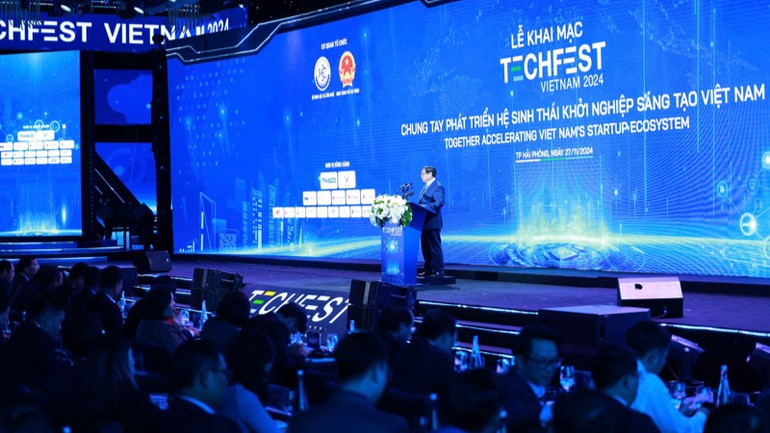 Quang cảnh sự kiện TECHFEST Việt Nam 2024. (Ảnh: Trần Hải)