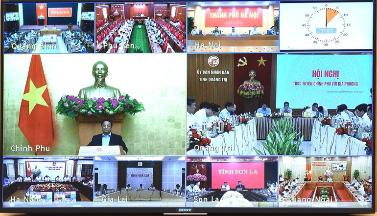 Phiên họp và Hội nghị được truyền trực tuyến tới 63 tỉnh, thành phố trực thuộc Trung ương.