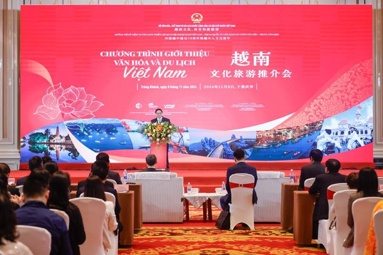 Thủ tướng Phạm Minh Chính phát biểu tại Chương trình. (Ảnh: Nhật Bắc/VGP)