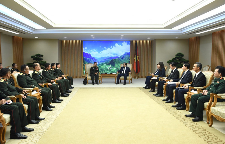 Quang cảnh buổi tiếp. (Ảnh: Trần Hải) Quang cảnh buổi tiếp. (Ảnh: Trần Hải)