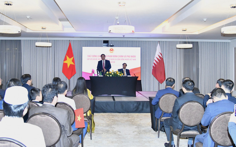 Quang cảnh buổi gặp mặt (Ảnh: Thanh Giang).