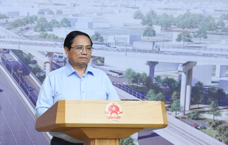 Thủ tướng Phạm Minh Chính phát biểu ý kiến tại Phiên họp. (Ảnh: TRẦN HẢI) Thủ tướng Phạm Minh Chính phát biểu ý kiến tại Phiên họp. (Ảnh: TRẦN HẢI)