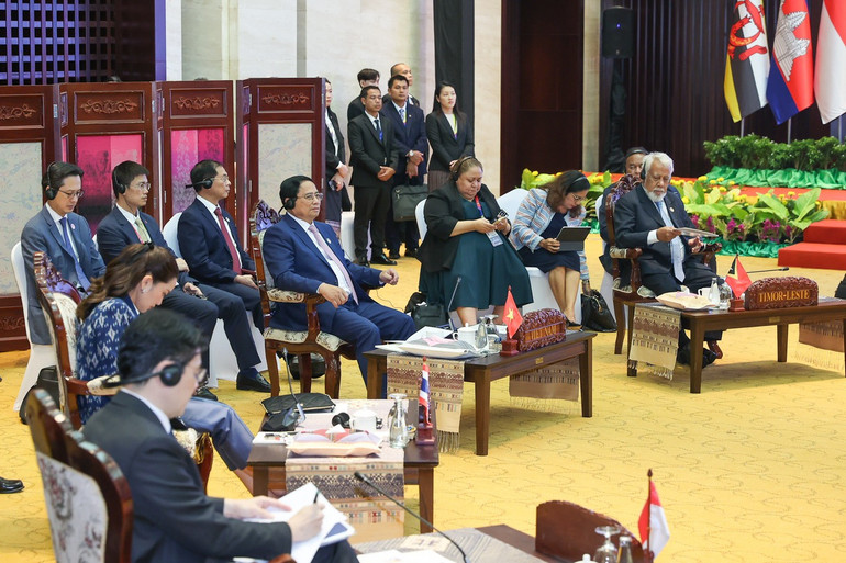 Thủ tướng Phạm Minh Chính tại Phiên họp hẹp. (Ảnh: Nhật Bắc/VGP)