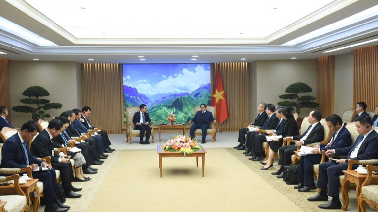 Quang cảnh buổi tiếp. (Ảnh: TRẦN HẢI) Quang cảnh buổi tiếp. (Ảnh: TRẦN HẢI)