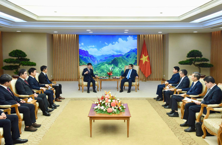 Quang cảnh buổi tiếp. (Ảnh: Trần Hải) Quang cảnh buổi tiếp. (Ảnh: Trần Hải)