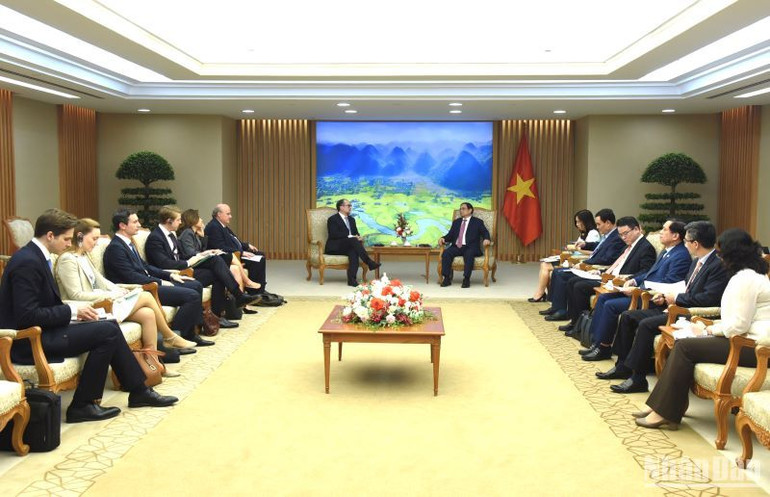 Quang cảnh buổi tiếp.