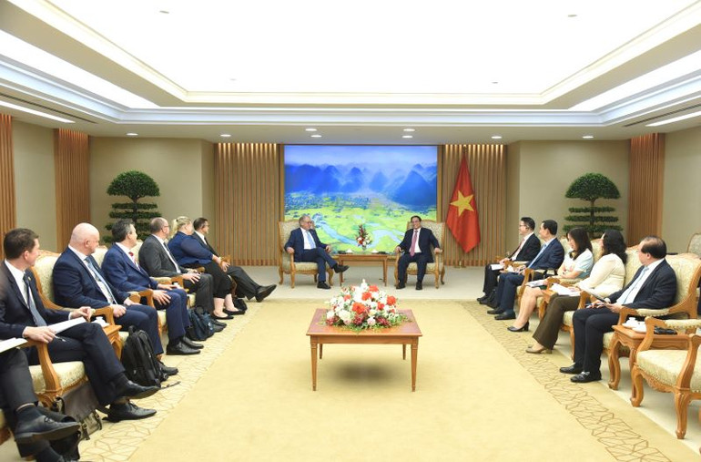 Quang cảnh buổi tiếp. Quang cảnh buổi tiếp.