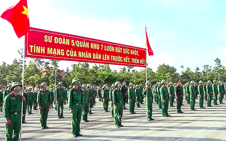 Tuổi trẻ Quân khu 7 xung kích lên đường phòng, chống Covid-19.