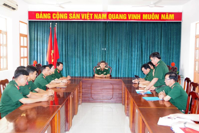 Đoàn công tác kiểm tra thực tế tại huyện Châu Thành.