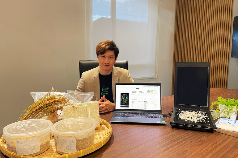 Ông Phuvin Kongsawat, CEO của Easy Rice. Ảnh | Bangkokpost