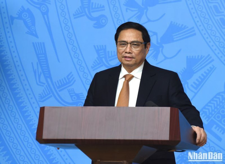 Thủ tướng Phạm Minh Chính chủ trì phiên họp.