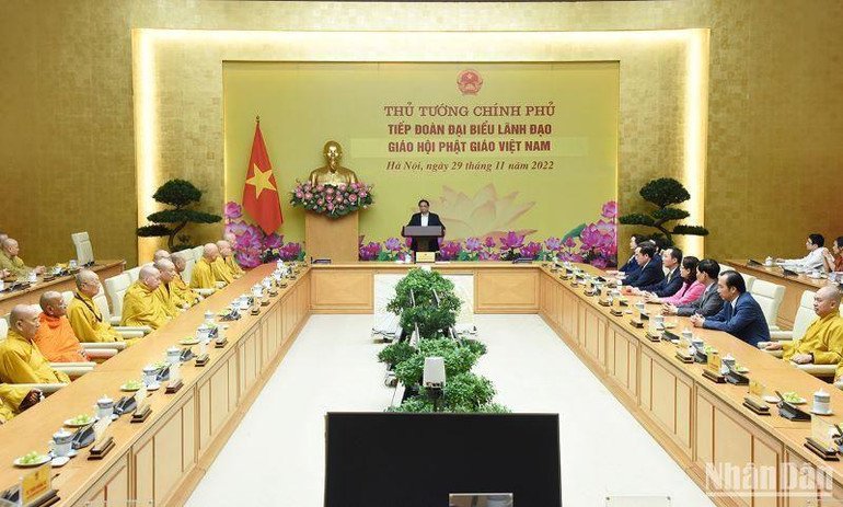 Quang cảnh buổi tiếp.