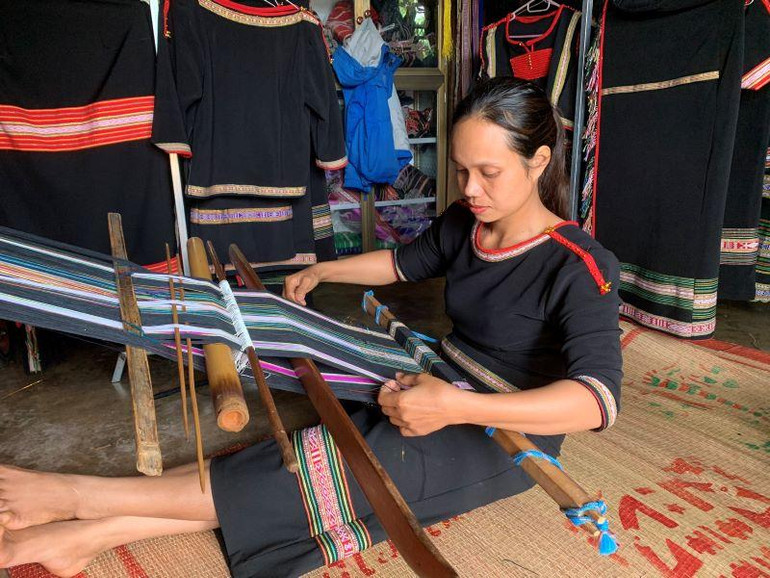 Đồng bào dân tộc Ê đê ở xã Ea Tul, huyện Cư M’gar chú trọng bảo tồn văn hóa truyền thống của dân tộc.