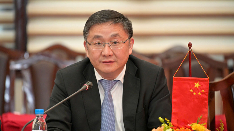 Phó Tổng Biên tập Tân Hoa Xã Nhậm Vệ Đông. (Ảnh: THẾ ĐẠI)