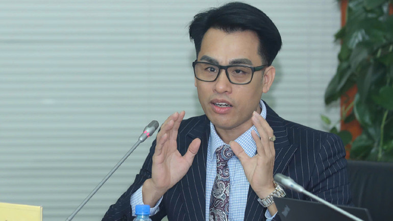 Ông Nguyễn Văn Được trao đổi tại Tọa đàm. Ông Nguyễn Văn Được trao đổi tại Tọa đàm.