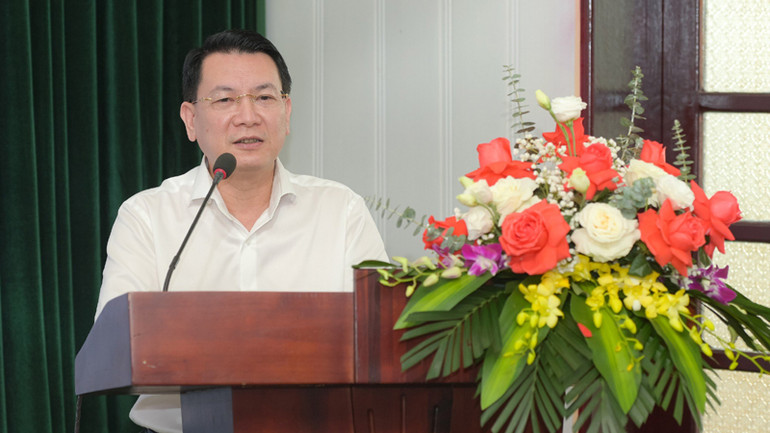 Thành viên Hội đồng thành viên PVN Phạm Tuấn Anh phát biểu chỉ đạo tại buổi tọa đàm.