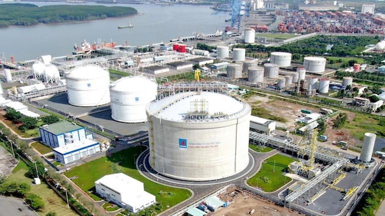 Kho cảng LNG Thị Vải phục vụ sản xuất điện, đạm.