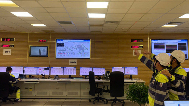 Nhà điều hành Trung tâm Nhà máy Nhiệt điện Sông Hậu 1 ngày 13/11/2024.