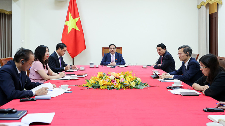 Thủ tướng Chính phủ Phạm Minh Chính đã điện đàm với Thủ tướng Hà Lan Mark Rutte. Thủ tướng Chính phủ Phạm Minh Chính đã điện đàm với Thủ tướng Hà Lan Mark Rutte.